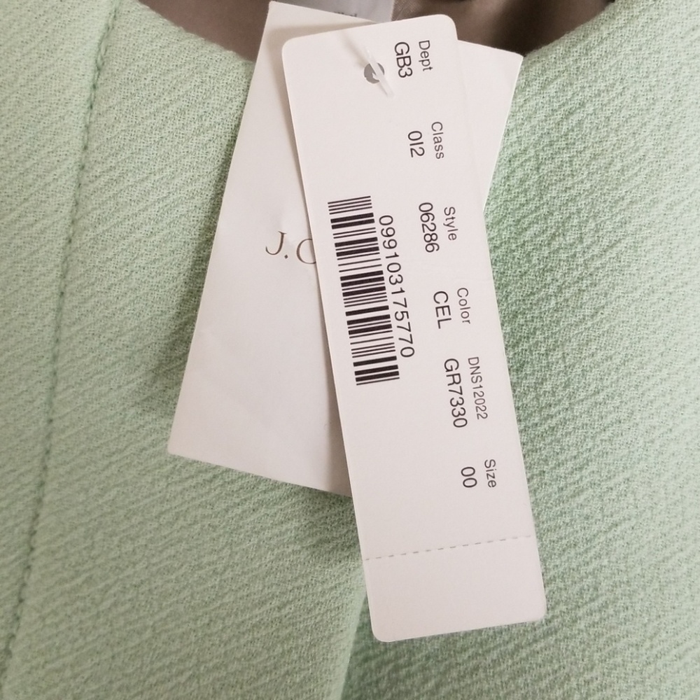 Nwt J. Crew Mint Wool Button Coat Size 00 - image 5